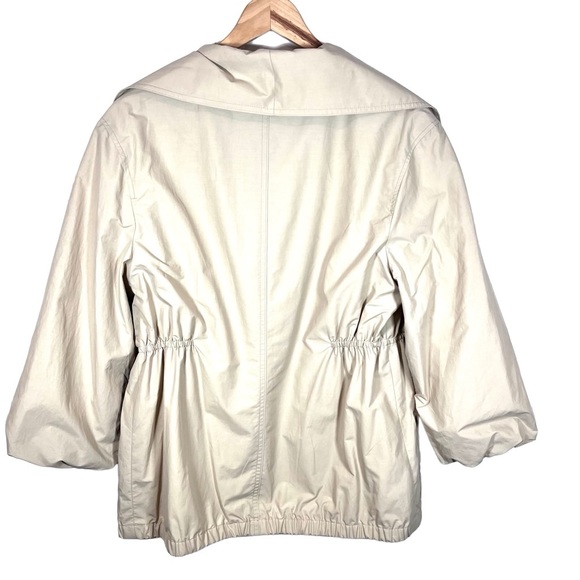 Vince Windbreaker Utility Cinched Waist Jacket 3/4 Sleeve Size Small - Picture 2 of 9